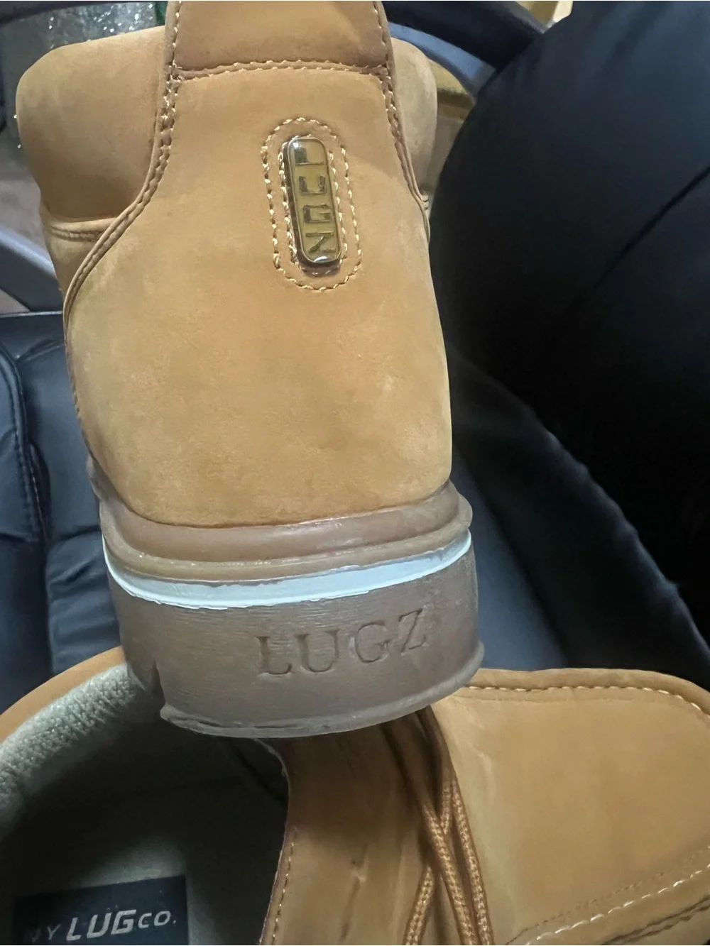 Lugz Wheat/Tan Chukka Work Boots